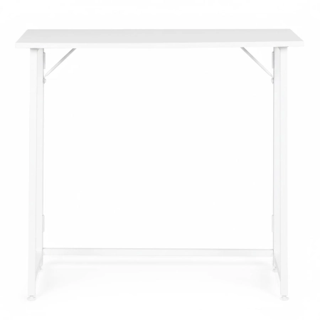 Biurko komputerowe składane 80x45 cm stolik pod laptopa białe ModernHome