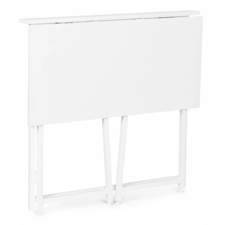 Biurko komputerowe składane 80x45 cm stolik pod laptopa białe ModernHome