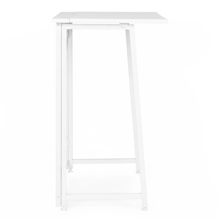 Biurko komputerowe składane 80x45 cm stolik pod laptopa białe ModernHome