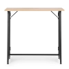 Biurko komputerowe składane 80x45 cm stolik pod laptopa loft jasny dąb ModernHome