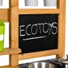 Kuchnia ogrodowa drewniana dla dzieci z akcesoriami ECOTOYS