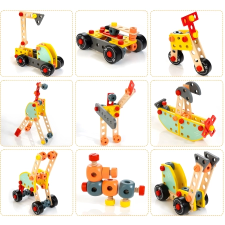 Drewniany warsztat dla dzieci stół narzędziowy ECOTOYS