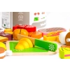 Drewniane jedzenie do krojenia 23 sztuki ECOTOYS