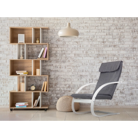 Fotel fiński bujany leżanka leżak do salonu ModernHome