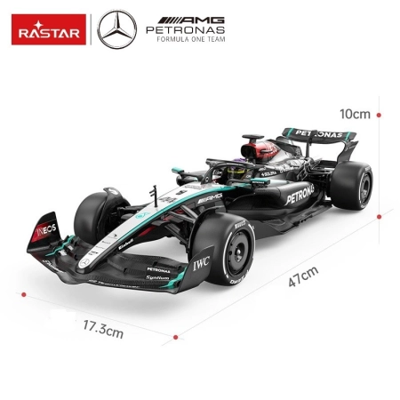 Samochód zdalnie sterowany Mercedes AMG F1 W15 E R/C skala 1:12 Rastar 10250