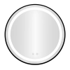 Lustro łazienkowe LED okrągłe ścienne 80 cm 3 barwy anti-fog włącznik dotykowy ModernHome