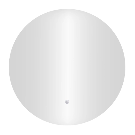 Lustro łazienkowe LED okrągłe ścienne 80 cm 3 barwy włącznik dotykowy ModernHome