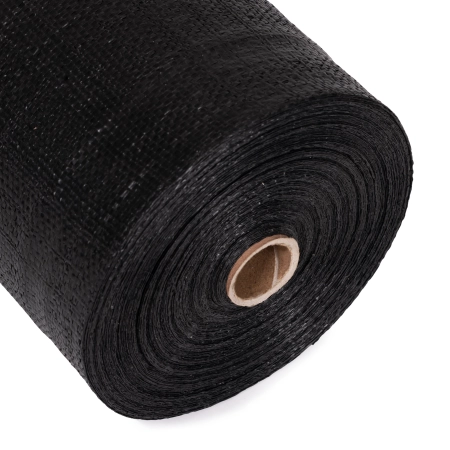 Agrowłóknina czarna agrotkanina UV 90g mata antychwastowa 1,6x50m kołki MulltiGarden