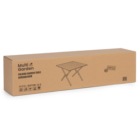 Stolik turystyczny składany 60x60 cm kempingowy z torbą MultiGarden