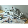 Meble dla dzieci zestaw drewniany stół + 2 krzesła ECOTOYS