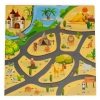 Mata piankowa dla dzieci puzzle safari 9 elementów 93x93 cm ECOTOYS