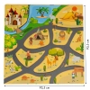 Mata piankowa dla dzieci puzzle safari 9 elementów 93x93 cm ECOTOYS