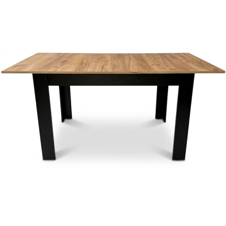 Stół rozkładany prostokątny 120-160x80 cm do kuchni jadalni dla 4-6 osób dąb craft