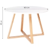 Stolik kawowy nowoczesny skandynawski 60 cm bambus ModernHome