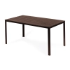Stół ogrodowy 6-osobowy 156x78 cm polywood meble na taras brązowy MultiGarden