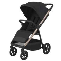 Espiro Pearl Black kolor 110 czarny wózek spacerowy