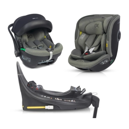 EasyGo Buz Pro + Body zestaw fotelików 2w1 Greener z bazą Isofix