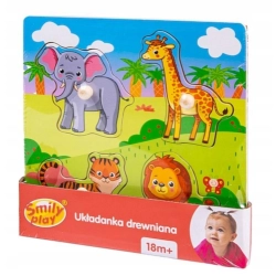 Puzzle drewniana układanka zoo