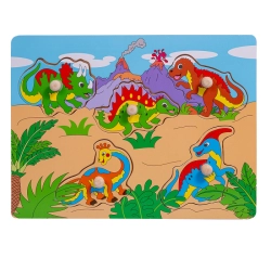 Puzzle drewniana układanka dinozaury