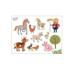 Puzzle drewniana układanka farma