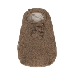 Śpiworek Miu-Mio Teddy Cappuccino do wózka i fotelika 80 cm