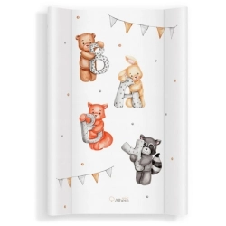 Przewijak twardy AlberoMio Baby misie 70cm na łóżeczko