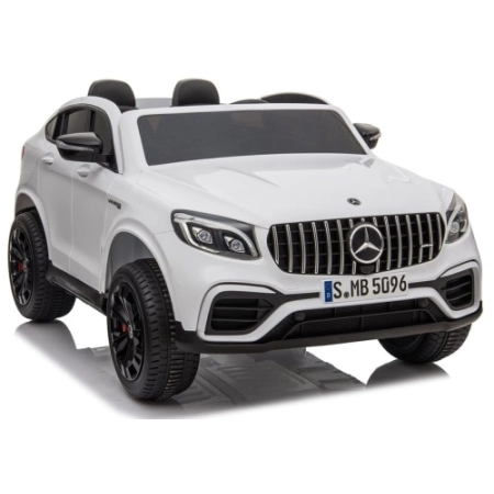 Mercedes GLC 63S 4x4 Maxi Biały Auto na akumulator Dwuosobowe