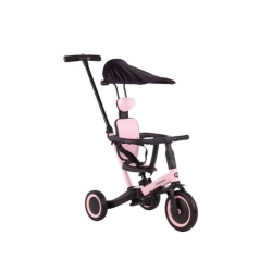 Moovkee Mike Pro Pink Rowerek 6w1 trójkołowy/biegowy z daszkiem