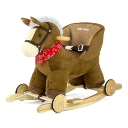 Milly Mally Polly Dark Brown 2w1 konik na biegunach i jeździk