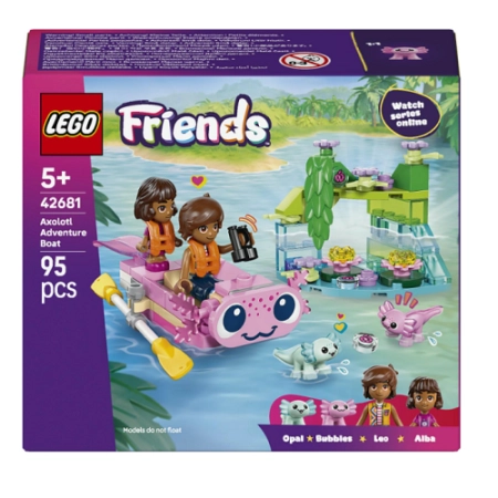 Lego Friends 42681 Przygoda na aksolotlowej łodzi