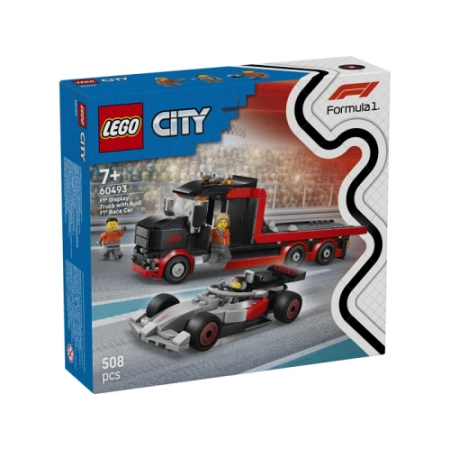 Lego City 60493 Ciężarówka F1 z bolidem Audi F1