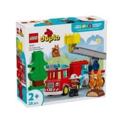 Lego Duplo 10473 Wóz strażacki z wężem i strażakiem