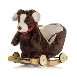 Milly Mally Polly Dog Brown 2w1 piesek na biegunach i jeździk