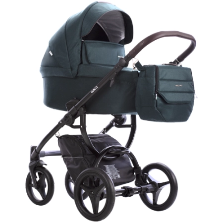 Bebetto Luca New kolor 32 ciemnozielony wózek 2w1 lub 3w1 wielofunkcyjny