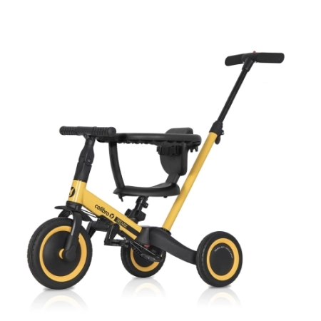 Rowerek biegowy lub spacerowy kolor żółty 6w1 Colibro Tremix UP 8"