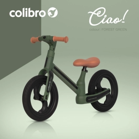 Rowerek biegowy Colibra Ciao kolor zielony Forest Green