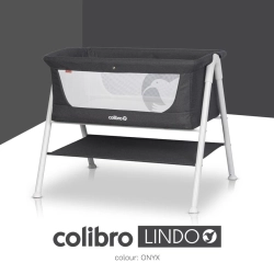 Łóżeczko dziecięce Colibro Lindo kolor Onyx ciemnoszary
