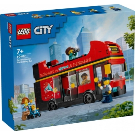 Lego City 60407 Czerwony, piętrowy autokar