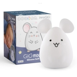 Silikonowa lampka nocna dla dzieci Myszka GIOmouse GIO-100