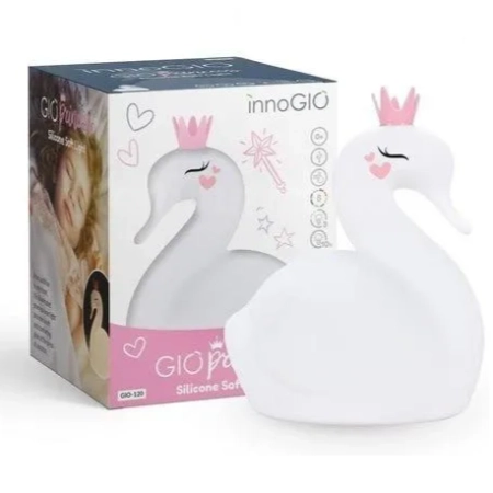 Silikonowa lampka nocna dla dzieci Łabędź GIOprincess GIO-120