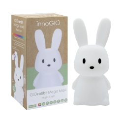 Silikonowa lampka nocna dla dzieci Królik duży 51 cm GIOrabbit mega maxi GIO-138