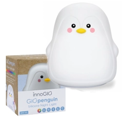 Silikonowa lampka nocna dla dzieci Pingwinek GIOpenguin GIO-141