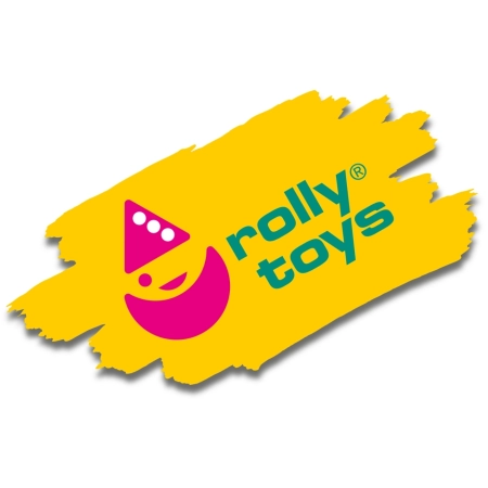 Rolly Toys 123230 Przyczepa Rolly-Halfpipe Półwywrotka Krampe, 2-osie