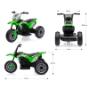 Pojazd na akumulator Motocykl HONDA CRF 450R Green