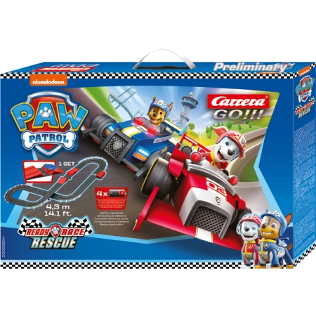 Carrera Go 20063514 Paw Patrol - Ready Race Rescue 4,3m tor samochodowy