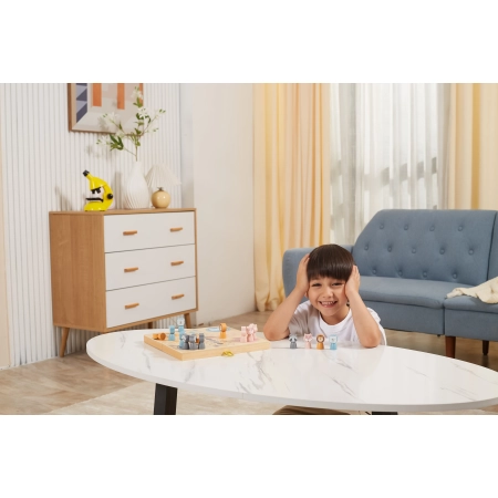 Viga 44092 PolarB Drewniana Gra ludo - chińczyk