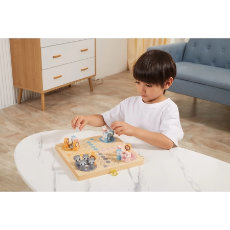 Viga 44092 PolarB Drewniana Gra ludo - chińczyk