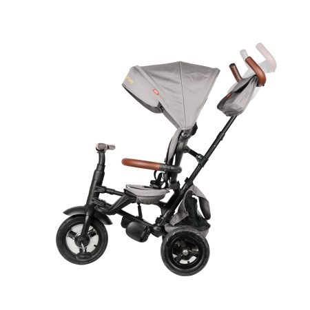 Qplay Rowerek Trójkołowy Rito Deluxe Rubber Grey