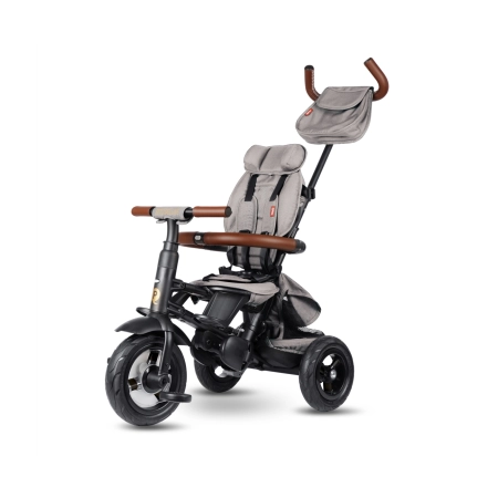 Qplay Rowerek Trójkołowy Rito Deluxe Rubber Grey