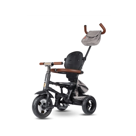 Qplay Rowerek Trójkołowy Rito Deluxe Rubber Grey